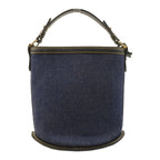 Delvaux Pin Mini · Denim Bucket Bag