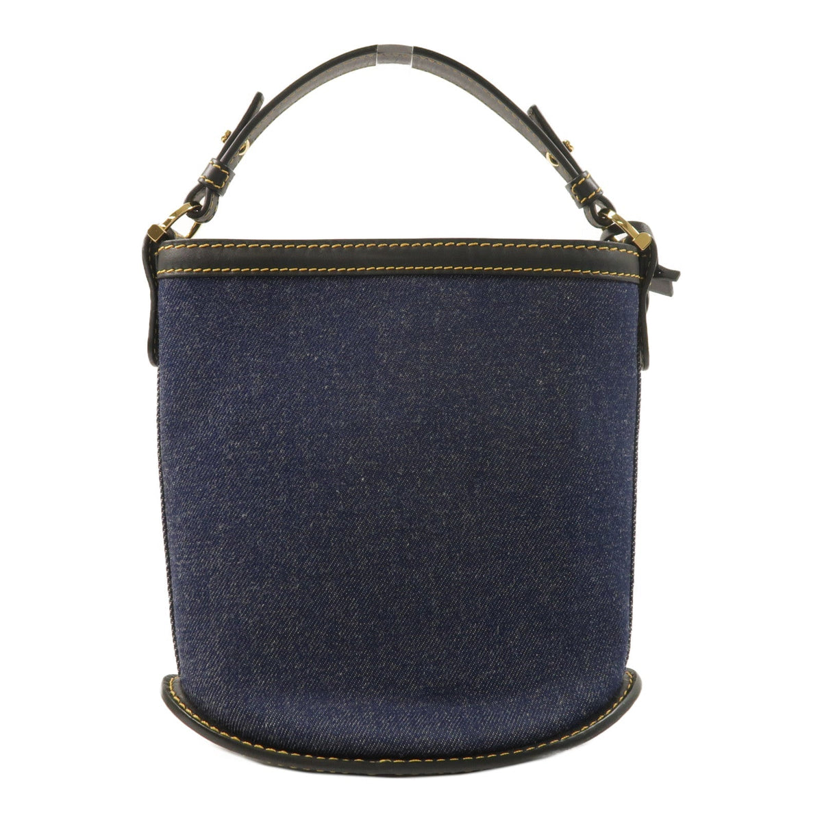 Delvaux Pin Mini · Denim Bucket Bag