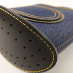 Delvaux Pin Mini · Denim Bucket Bag