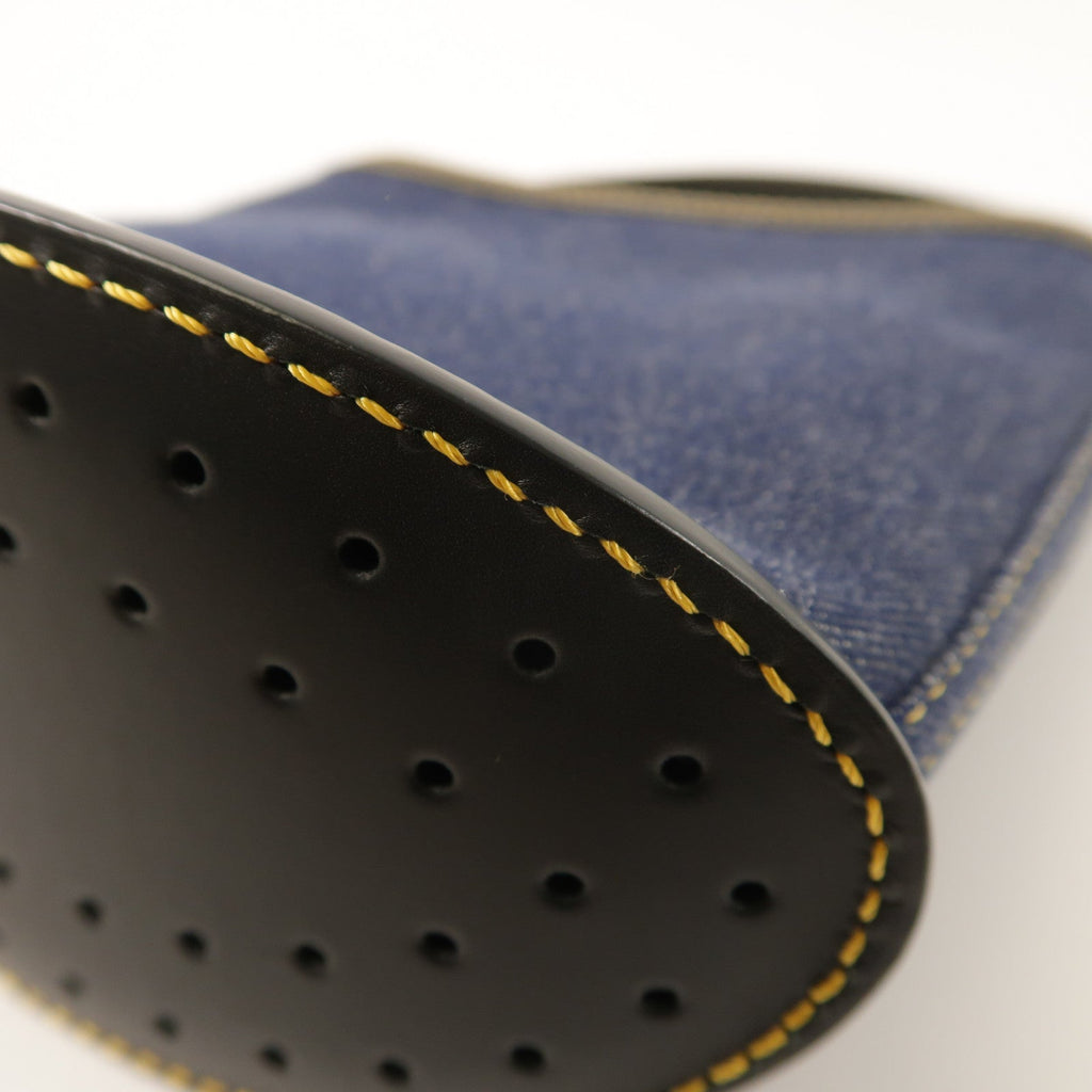 Delvaux Pin Mini · Denim Bucket Bag
