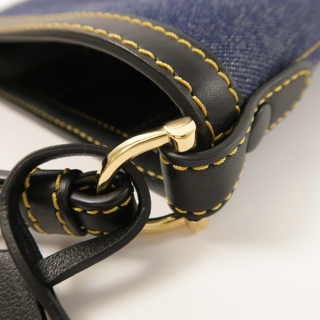Delvaux Pin Mini · Denim Bucket Bag