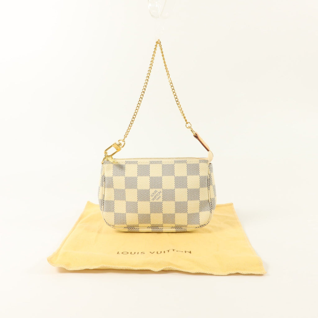 Louis Vuitton Mini Pochette · Damier Azur