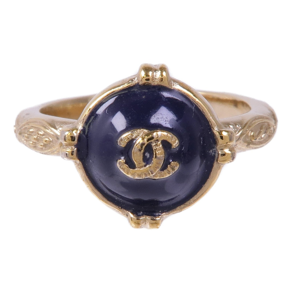 Chanel CC Ring · Metal · US 6