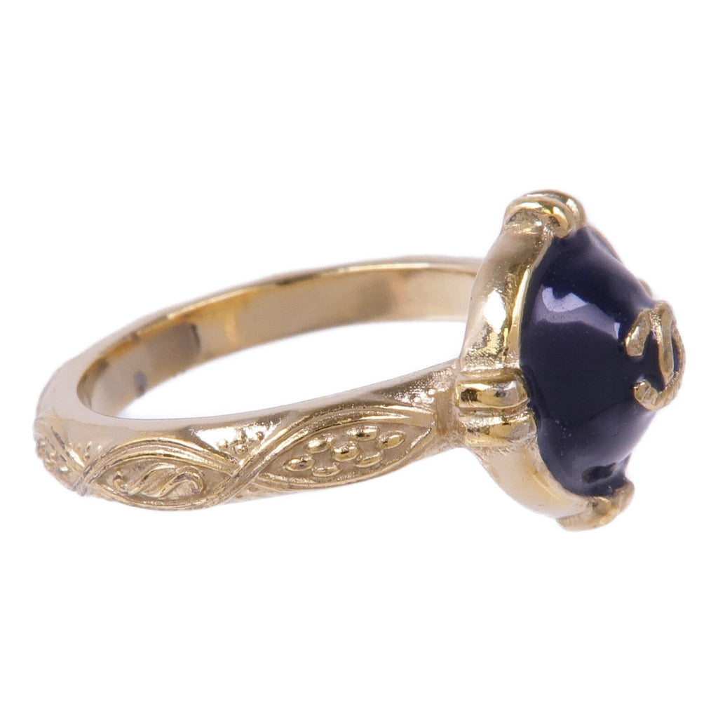 Chanel CC Ring · Metal · US 6