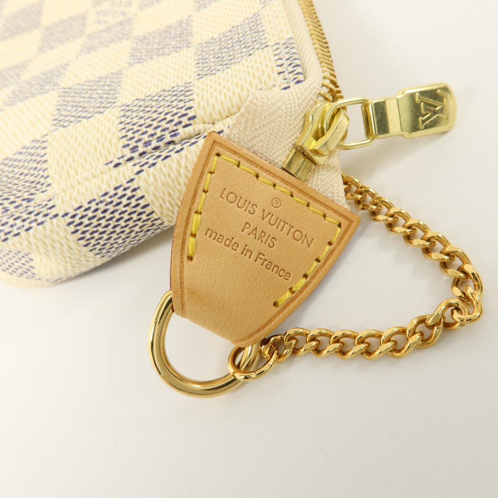 Louis Vuitton Mini Pochette · Damier Azur