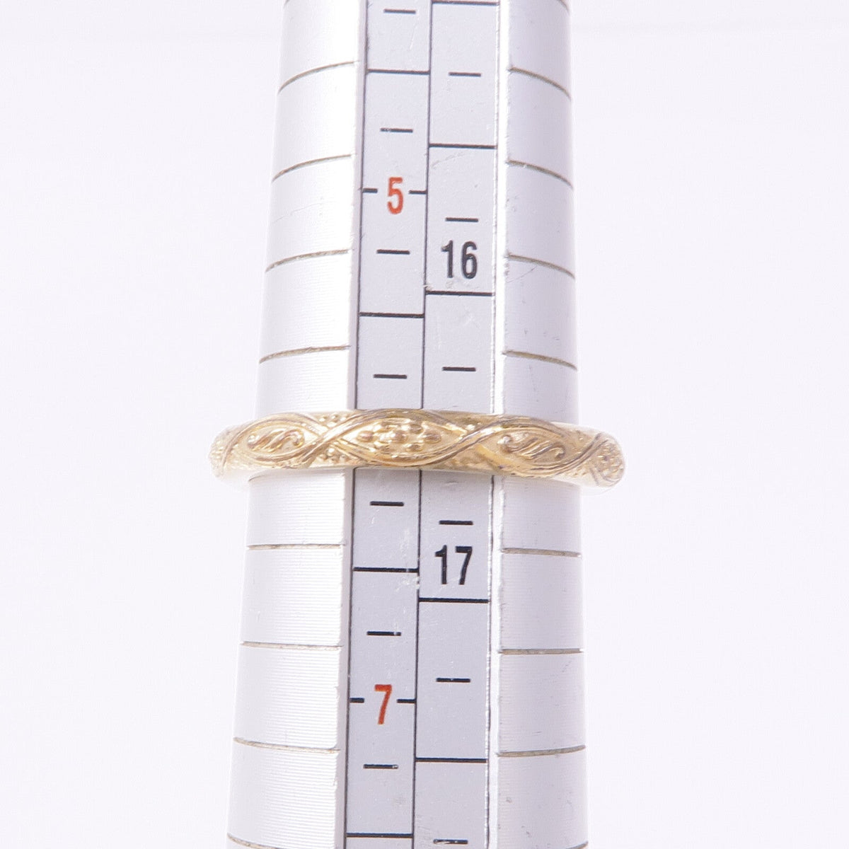 Chanel CC Ring · Metal · US 6