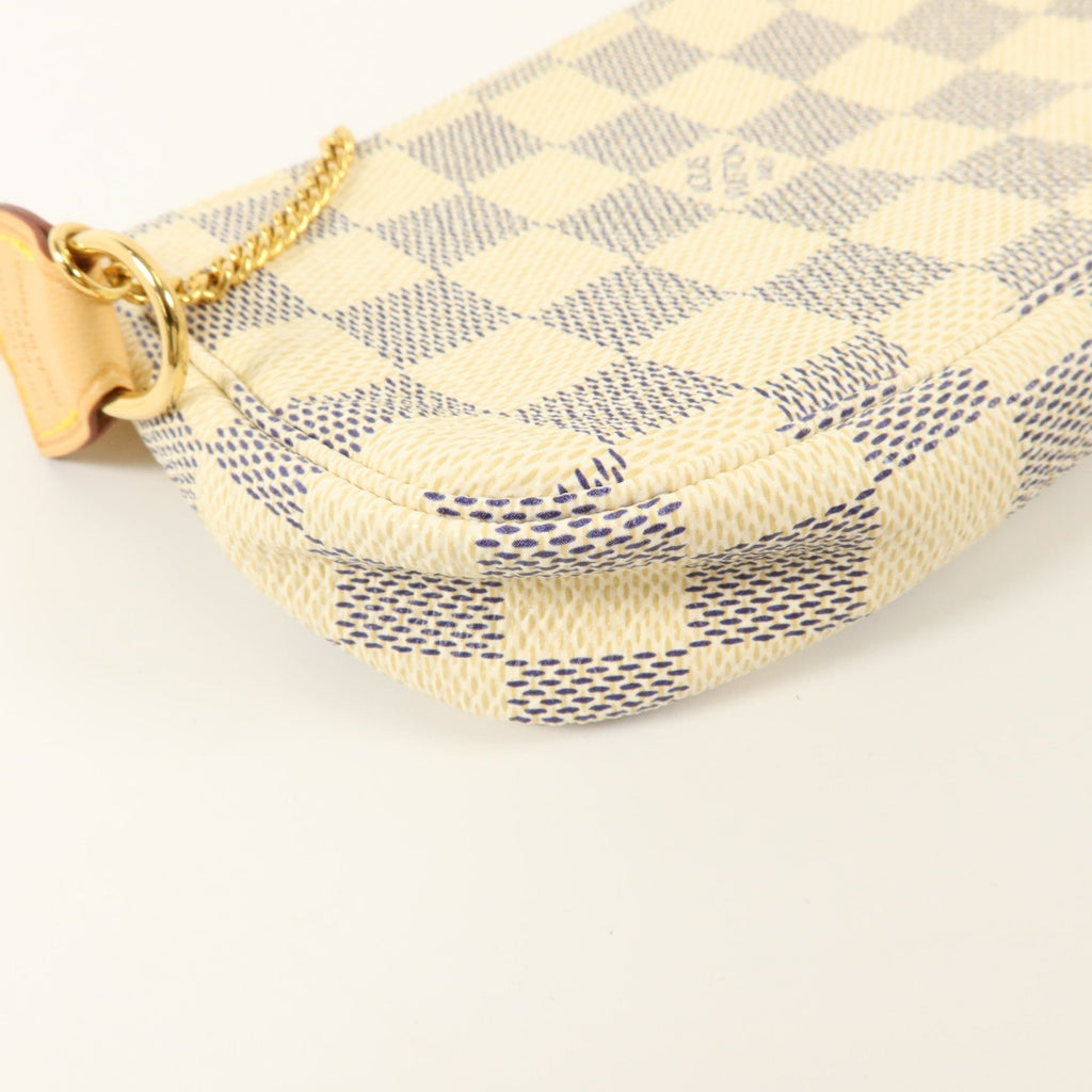 Louis Vuitton Mini Pochette · Damier Azur