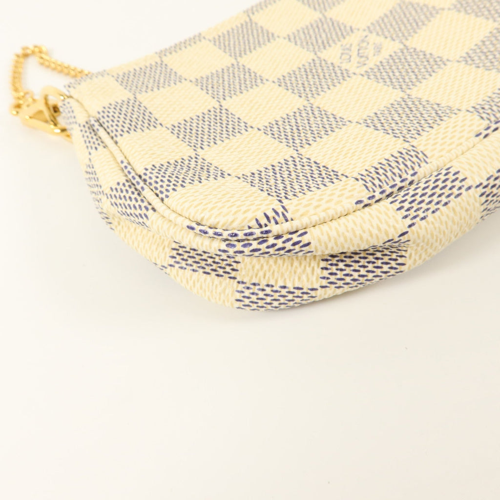 Louis Vuitton Mini Pochette · Damier Azur