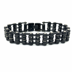 SK2801  DOUBLE  Mini Size Black with black crystal