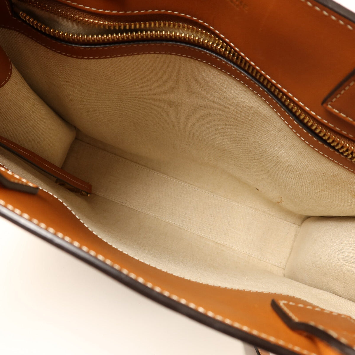 CELINE Cabas Vertical · Canvas & Calfskin