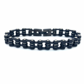 SK2802  Mini Size Black with black crystal center -