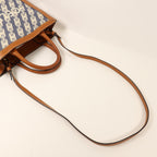 CELINE Cabas Vertical · Canvas & Calfskin