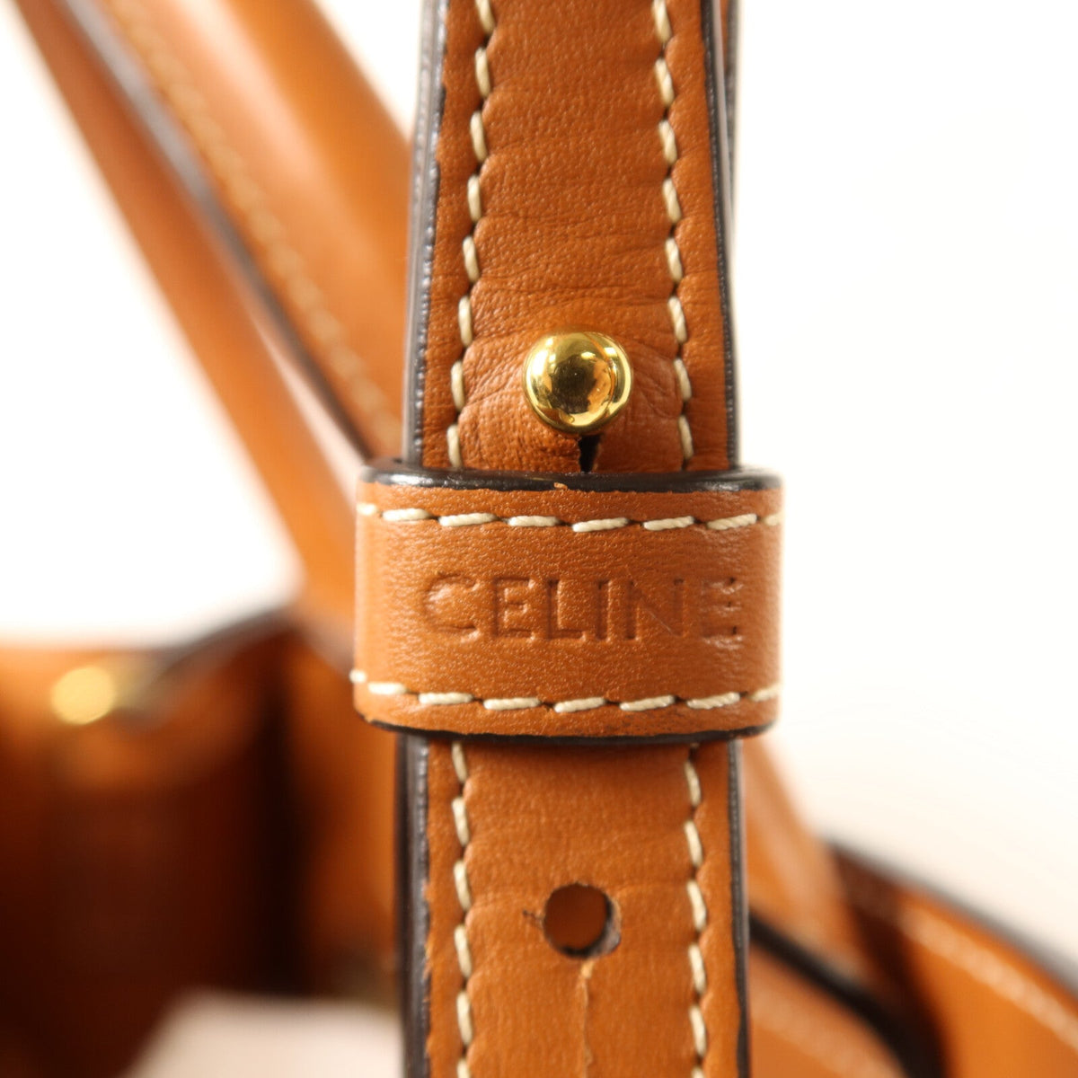 CELINE Cabas Vertical · Canvas & Calfskin