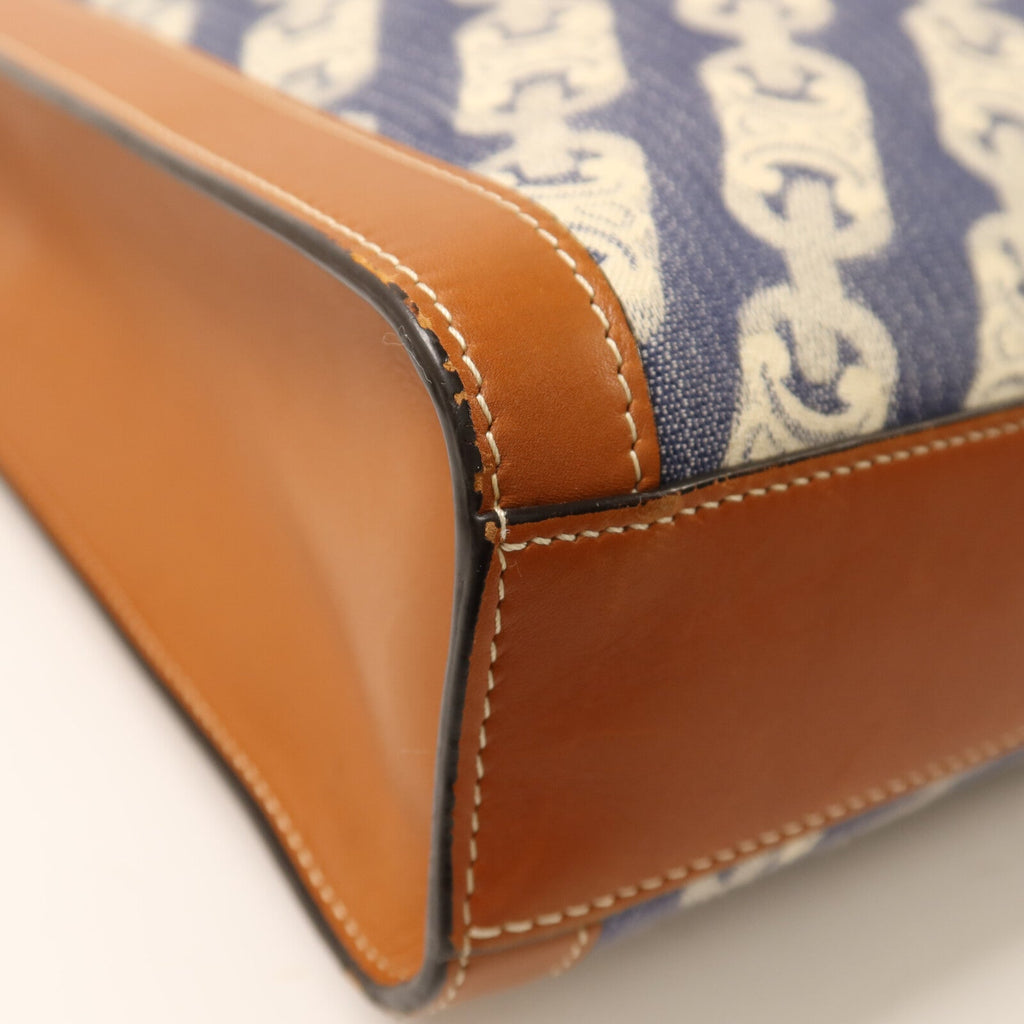 CELINE Cabas Vertical · Canvas & Calfskin