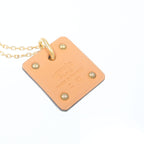 Hermès As Coeur · Swift Leather Necklace