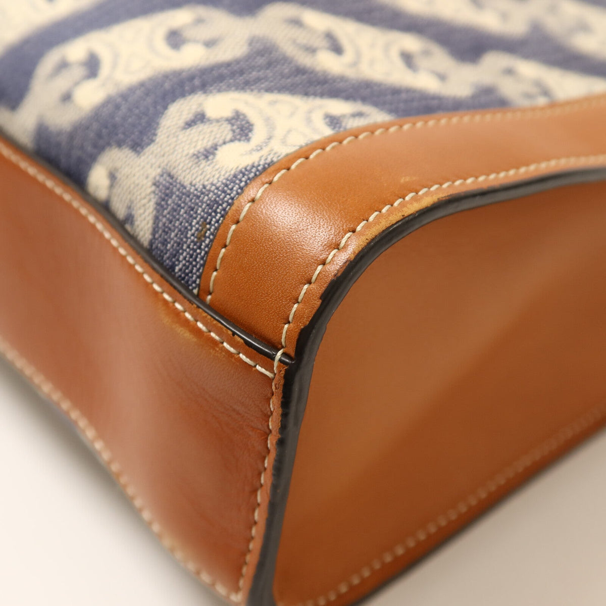 CELINE Cabas Vertical · Canvas & Calfskin