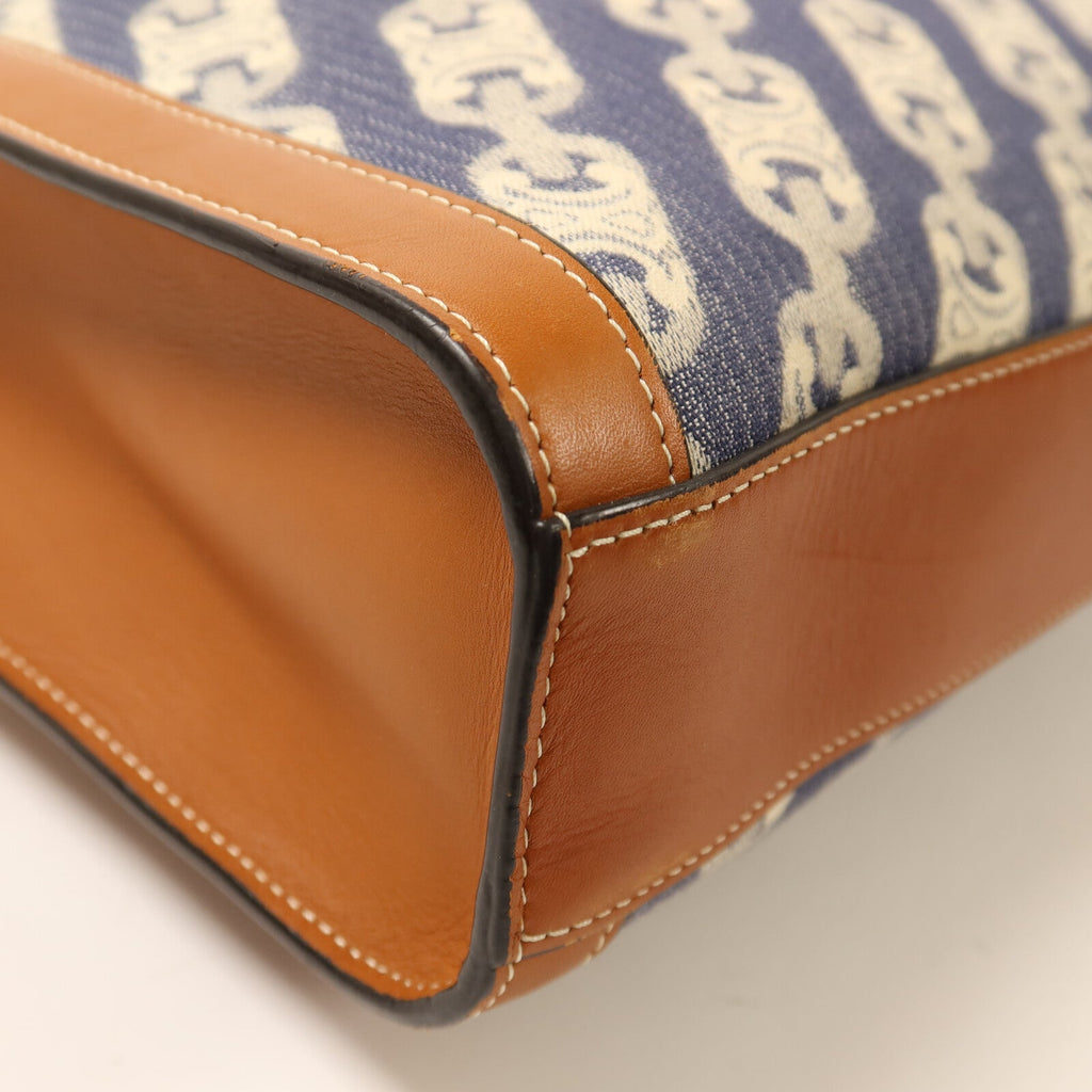 CELINE Cabas Vertical · Canvas & Calfskin