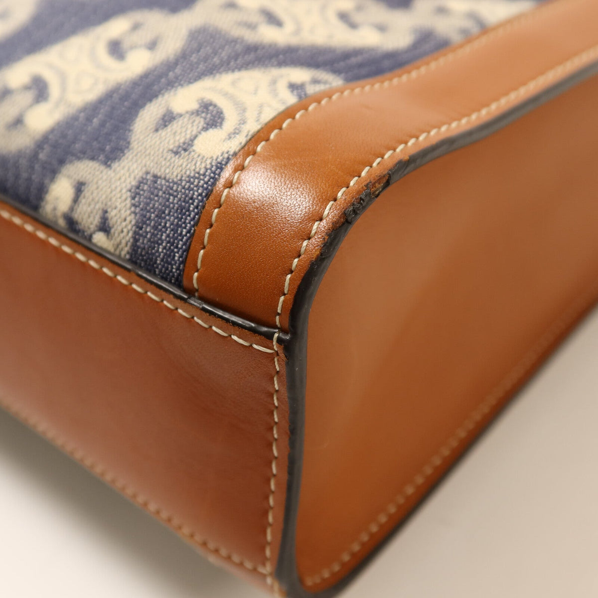 CELINE Cabas Vertical · Canvas & Calfskin