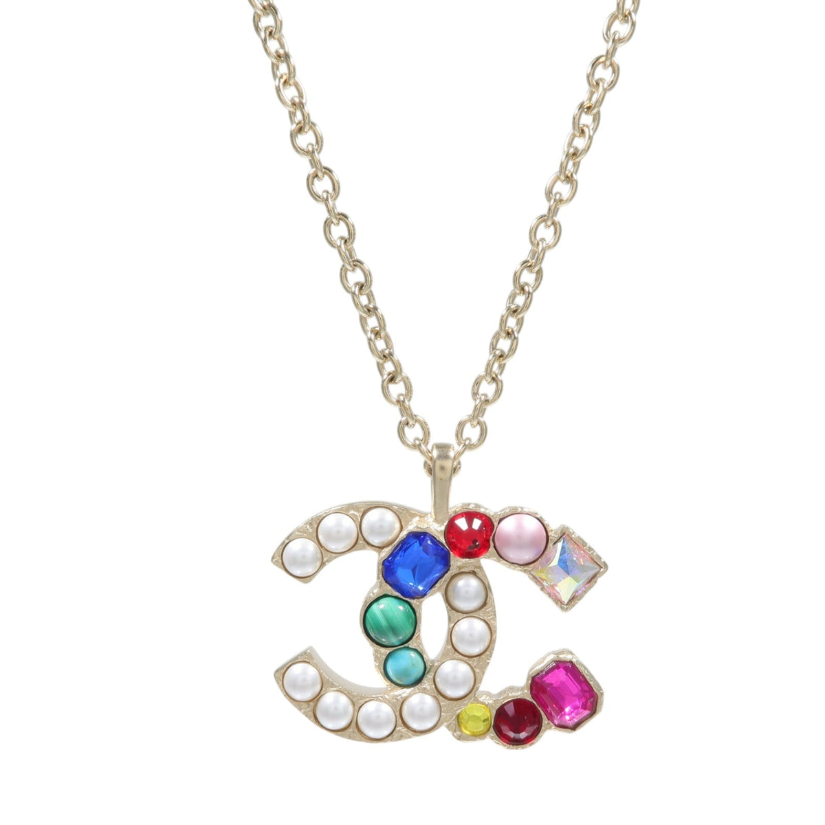 Chanel CC Logo Necklace · Metal