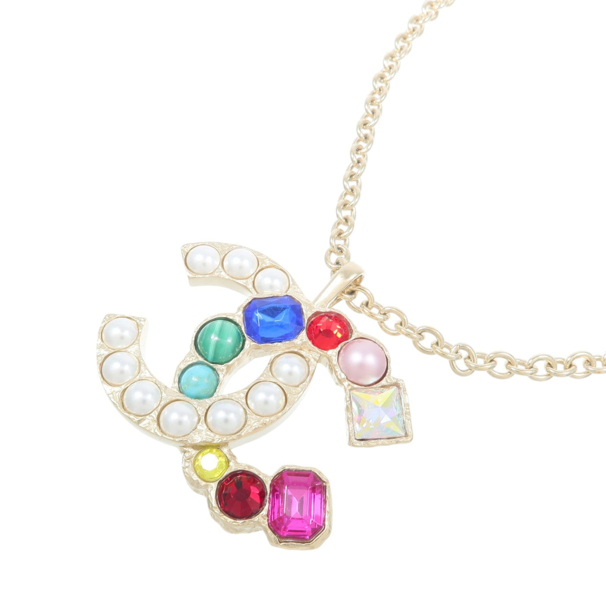 Chanel CC Logo Necklace · Metal