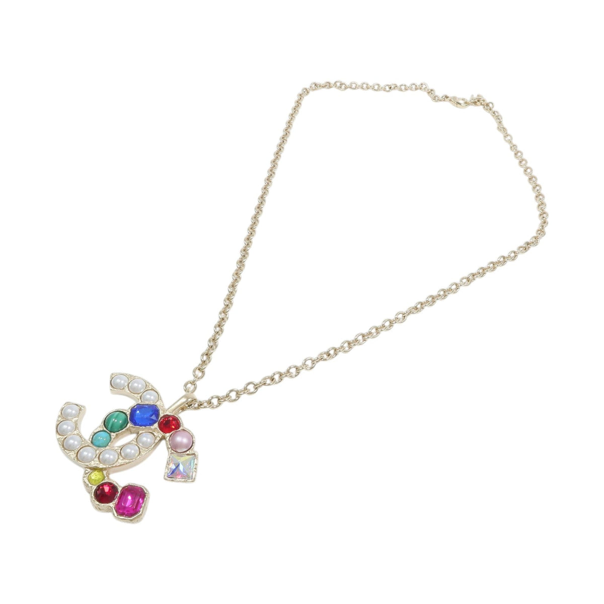 Chanel CC Logo Necklace · Metal