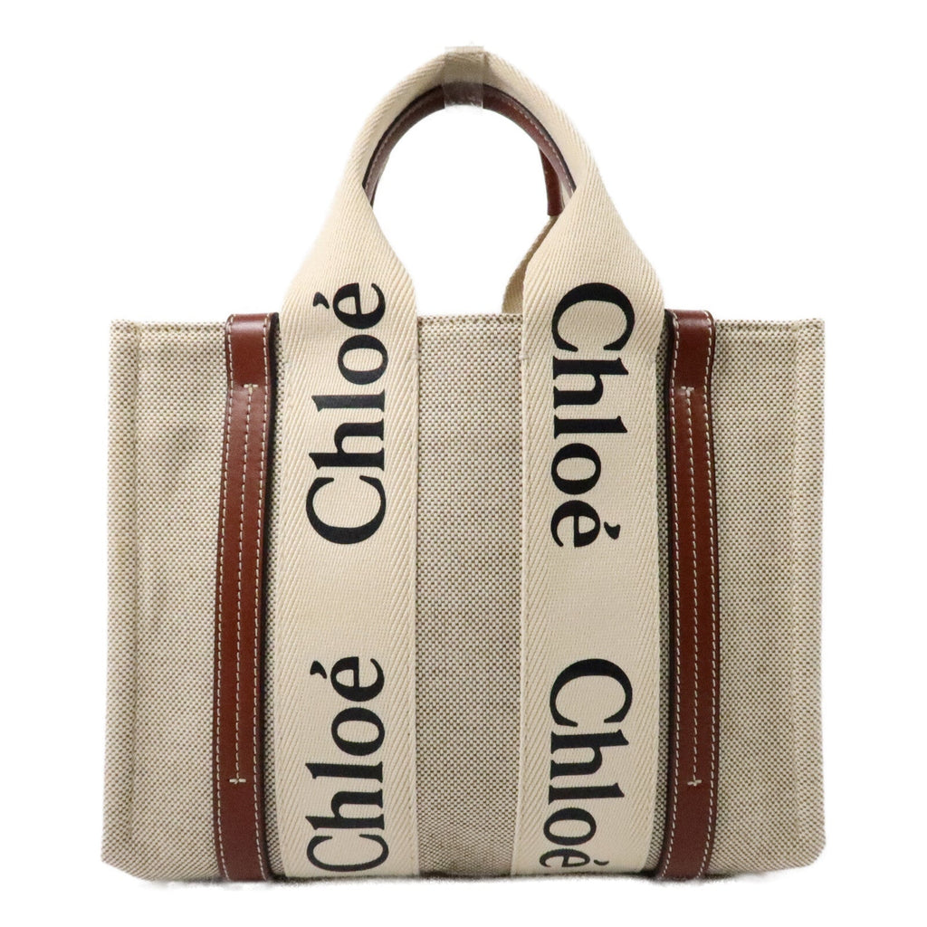 Chloé Mini Woody · Canvas