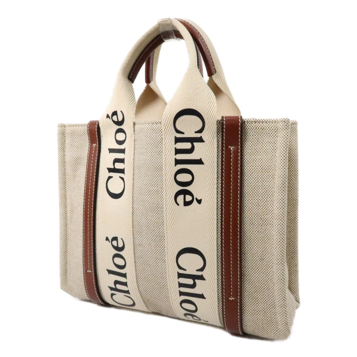 Chloé Mini Woody · Canvas