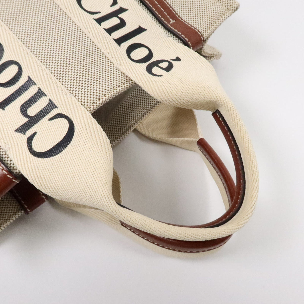 Chloé Mini Woody · Canvas