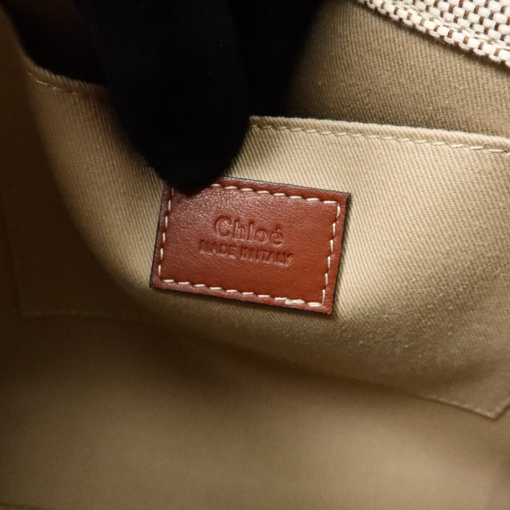 Chloé Mini Woody · Canvas