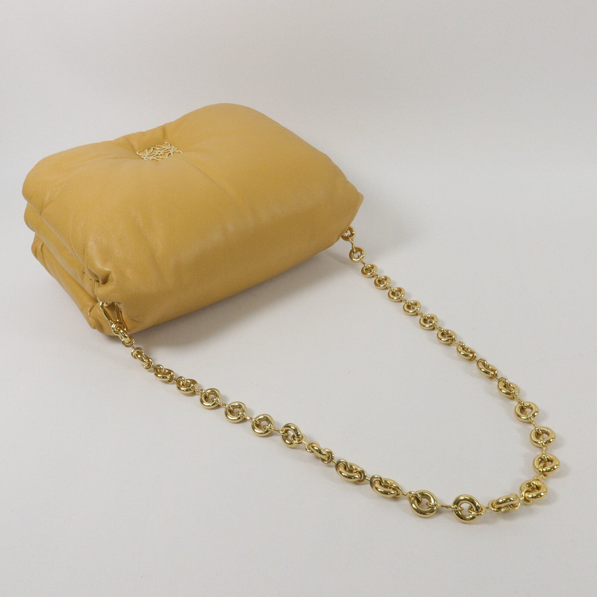 LOEWE Goya Puffer · Lambskin Chain Bag