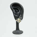 Chanel CC Earrings · PVC · Metal Accent