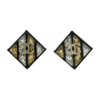 Chanel CC Earrings · PVC · Metal Accent