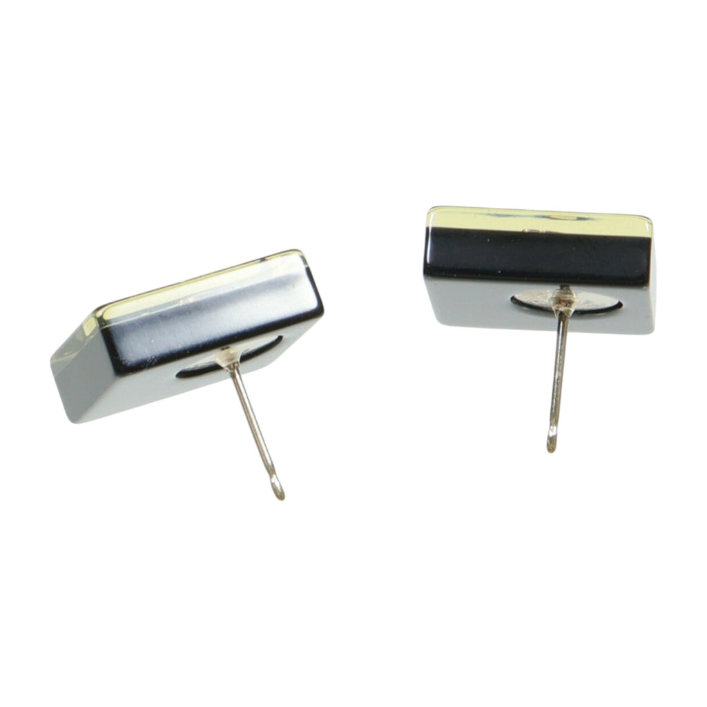 Chanel CC Earrings · PVC · Metal Accent