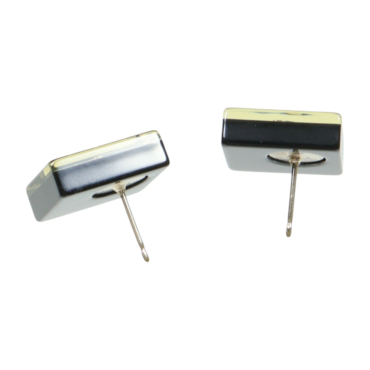 Chanel CC Earrings · PVC · Metal Accent