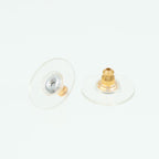 Chanel CC Earrings · PVC · Metal Accent