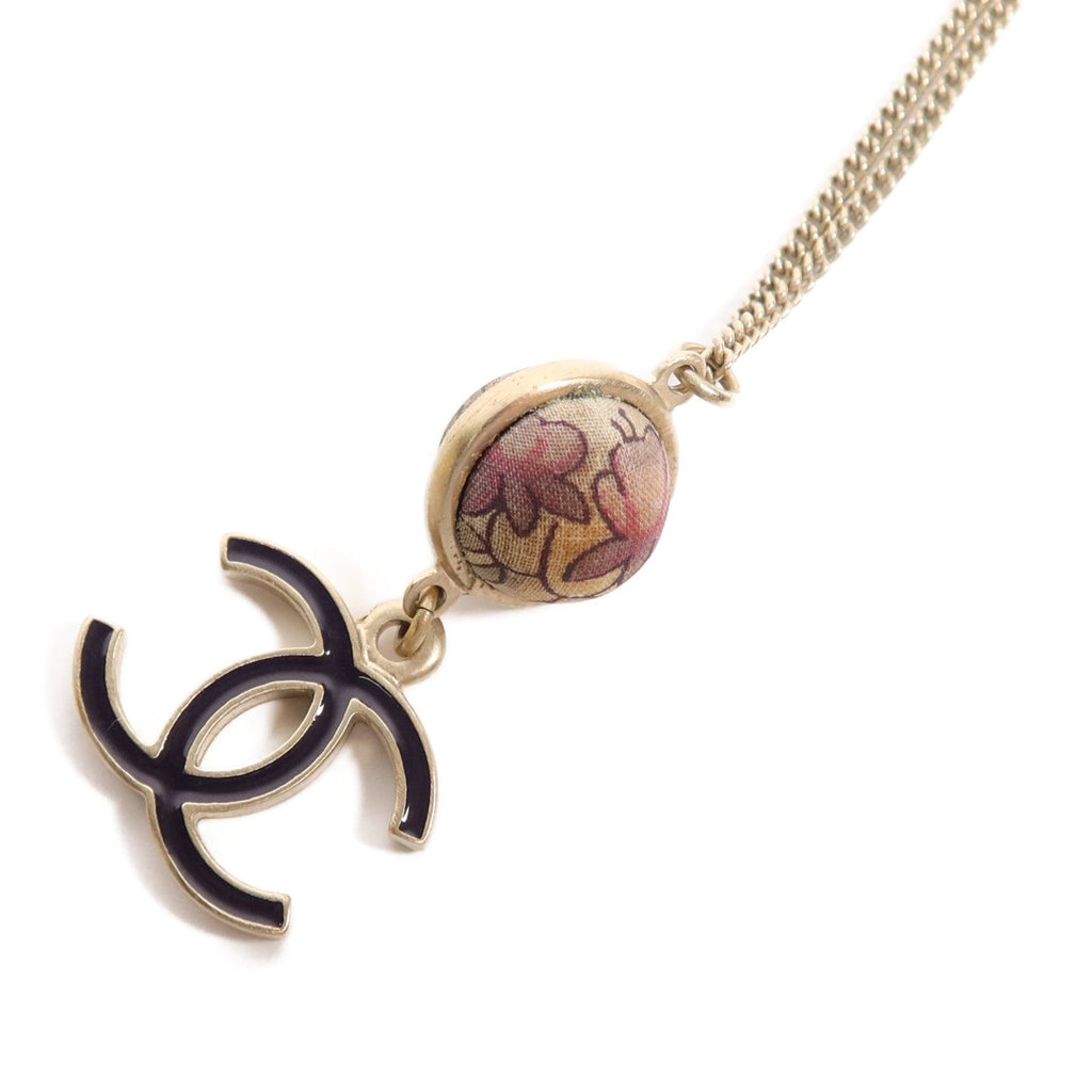 Chanel CC Necklace · Canvas & Metal