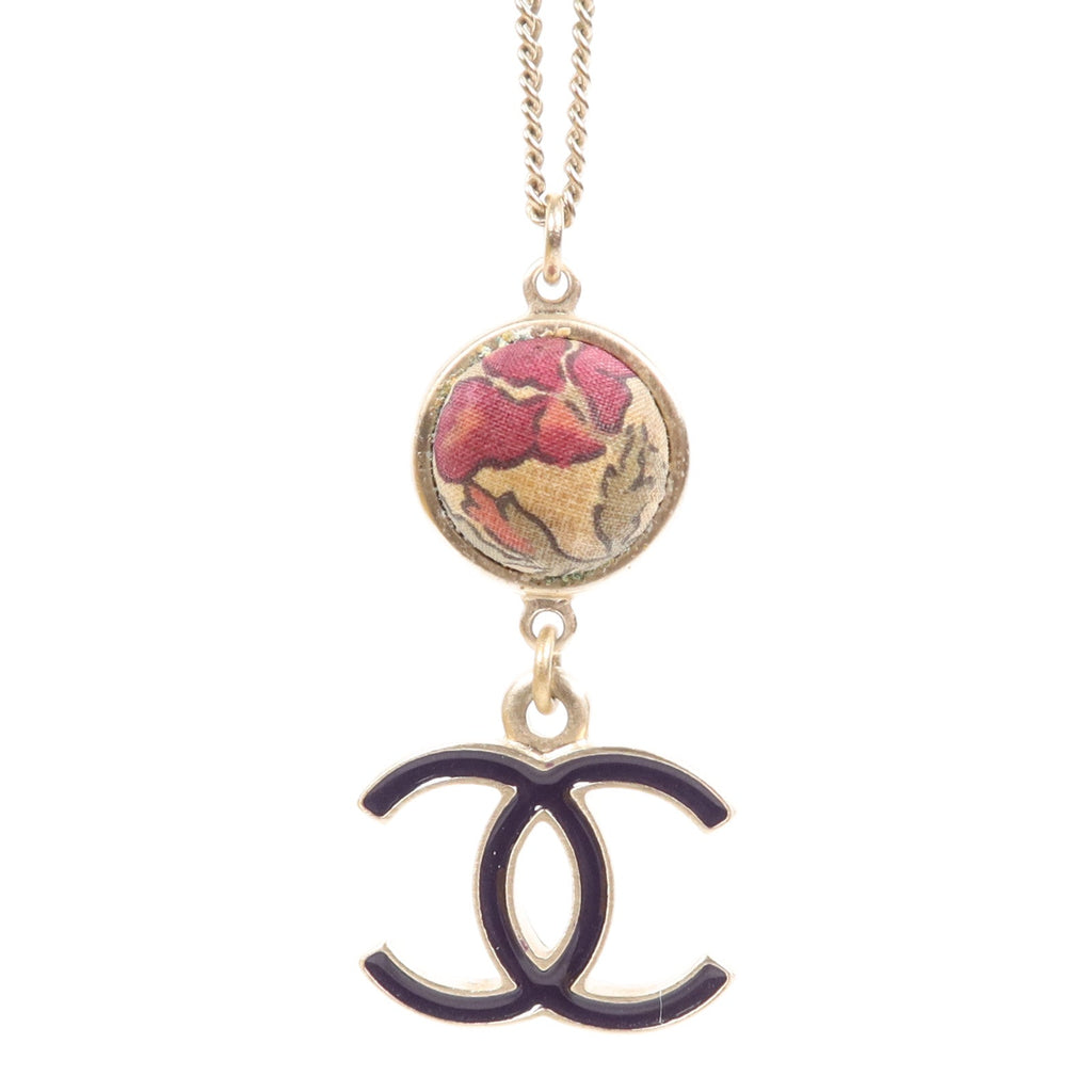 Chanel CC Necklace · Canvas & Metal