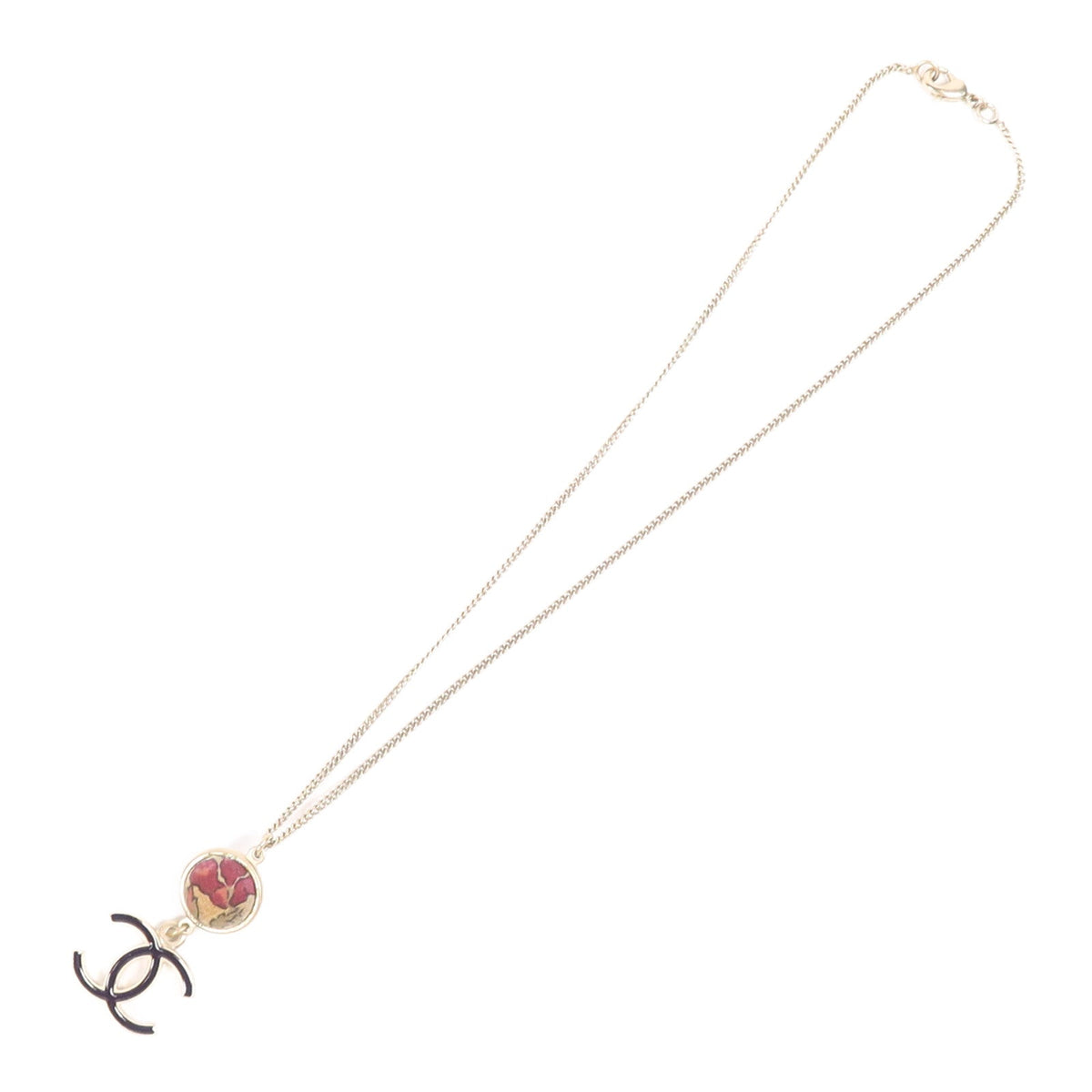 Chanel CC Necklace · Canvas & Metal