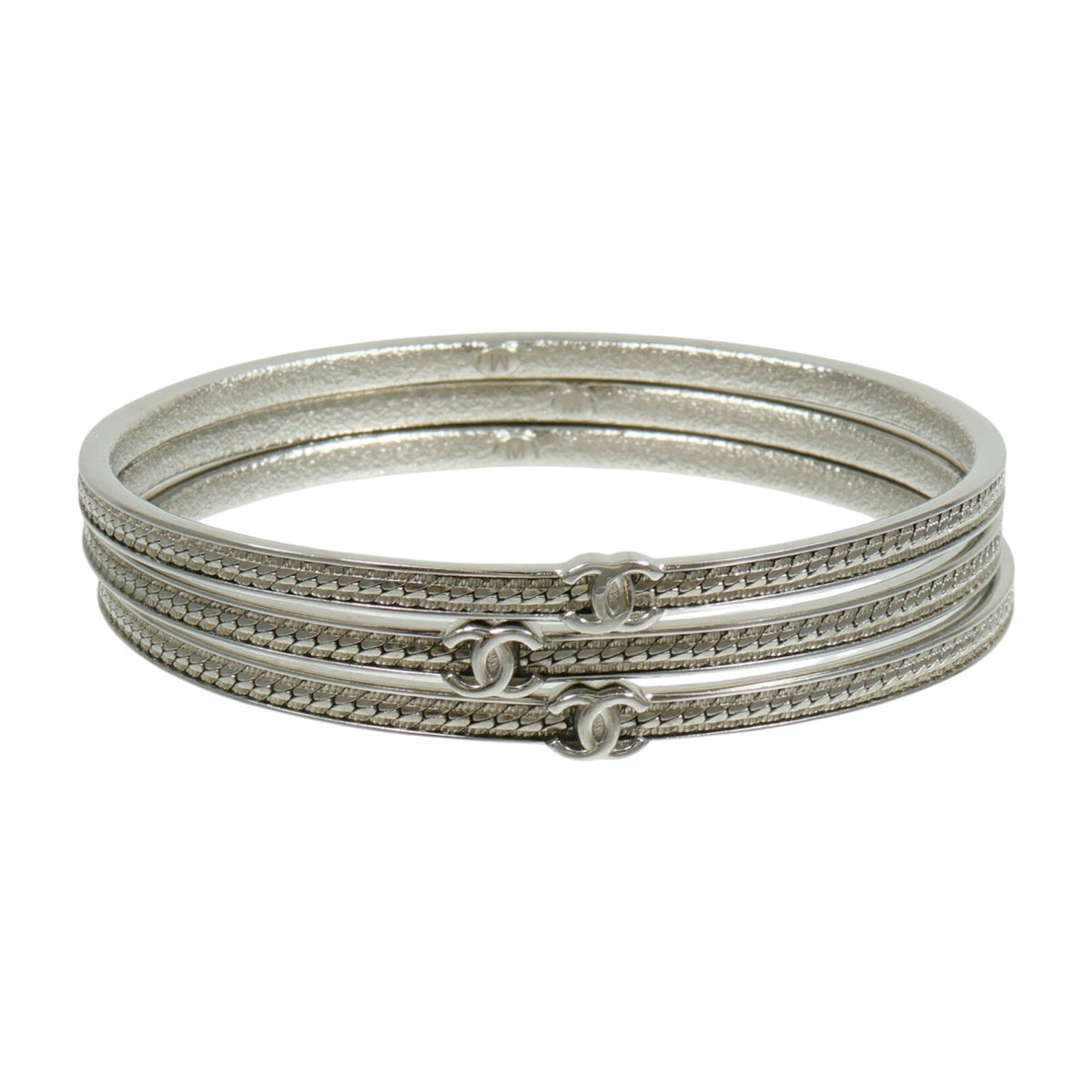 Chanel CC · 3-in-1 Bracelet Set · Metal