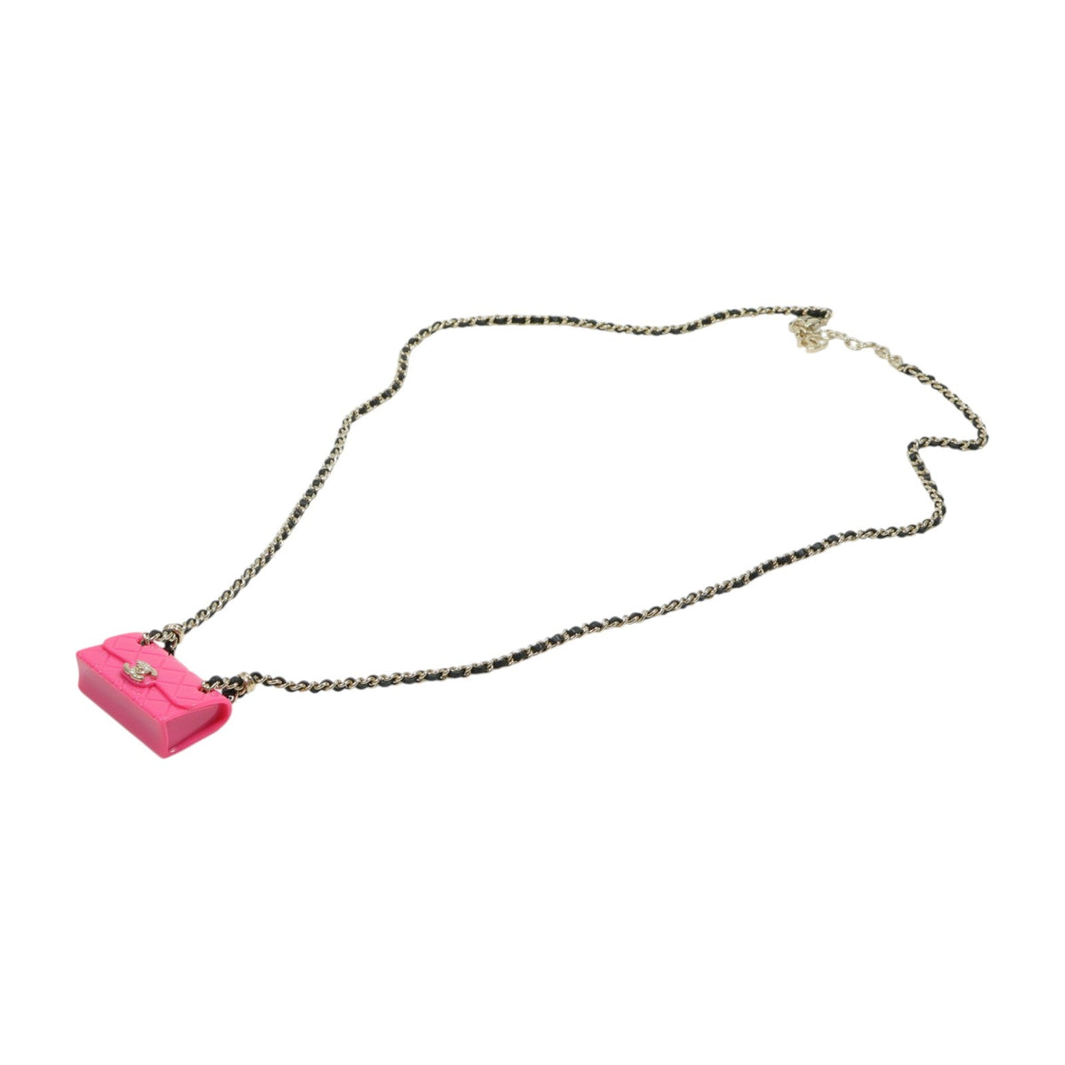 Chanel CC · Bag Charm Necklace · Lambskin