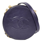 Chanel Round Clutch · Calfskin Chain Bag