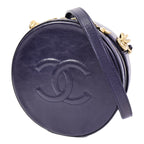 Chanel Round Clutch · Calfskin Chain Bag