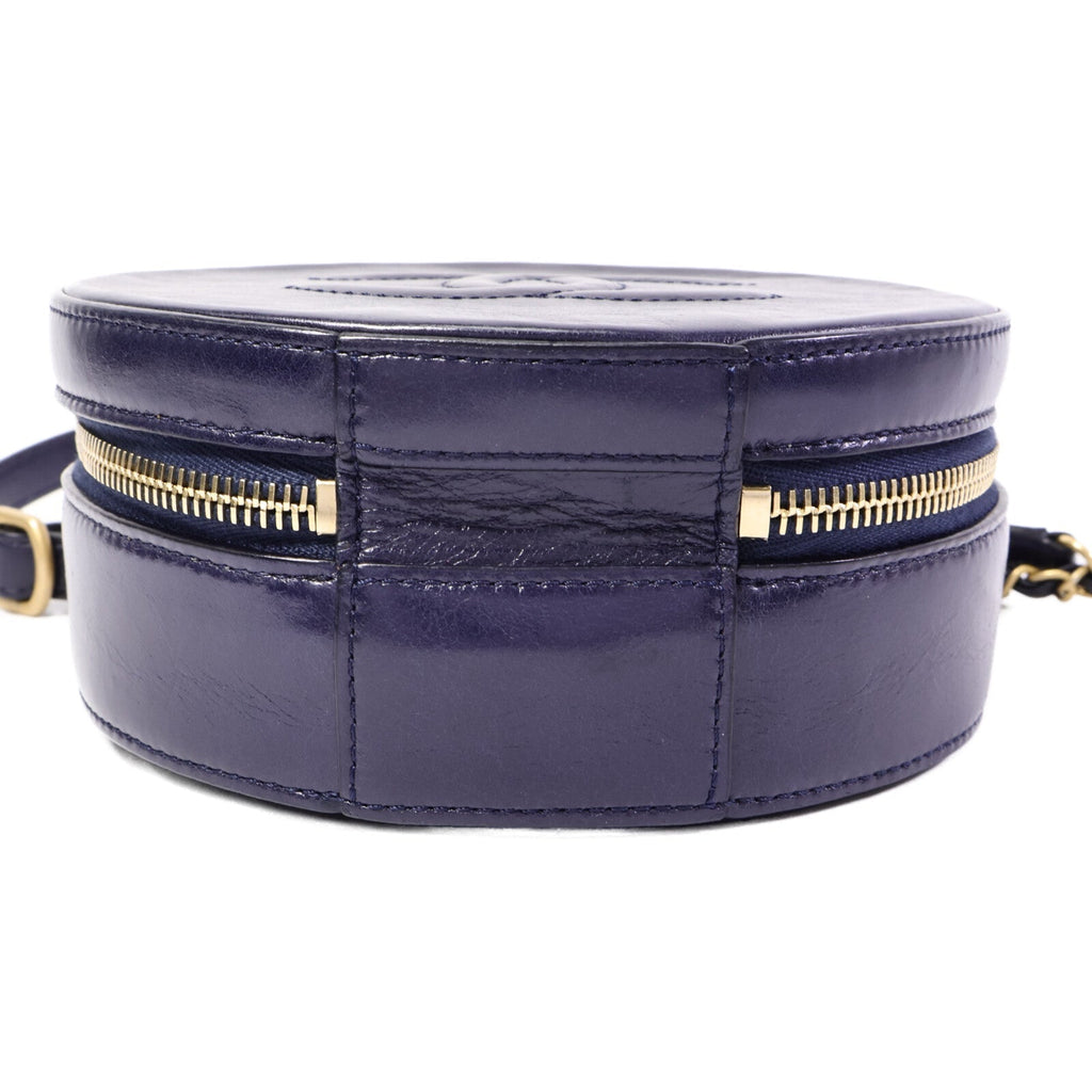 Chanel Round Clutch · Calfskin Chain Bag