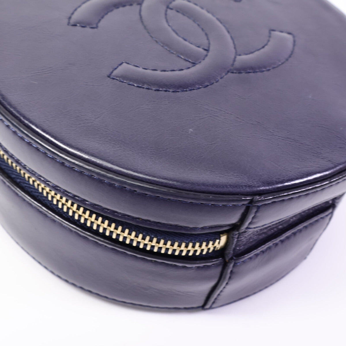 Chanel Round Clutch · Calfskin Chain Bag