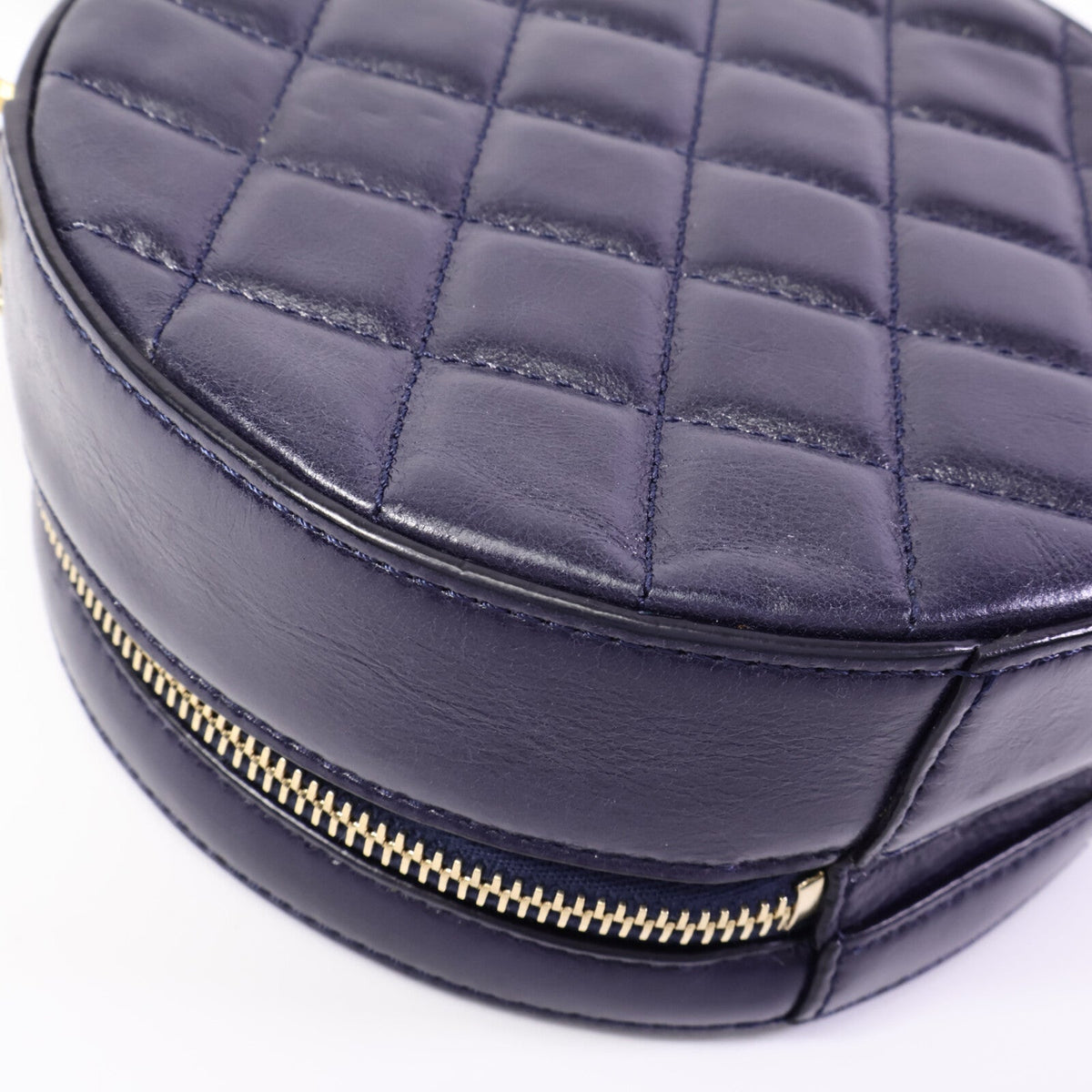 Chanel Round Clutch · Calfskin Chain Bag