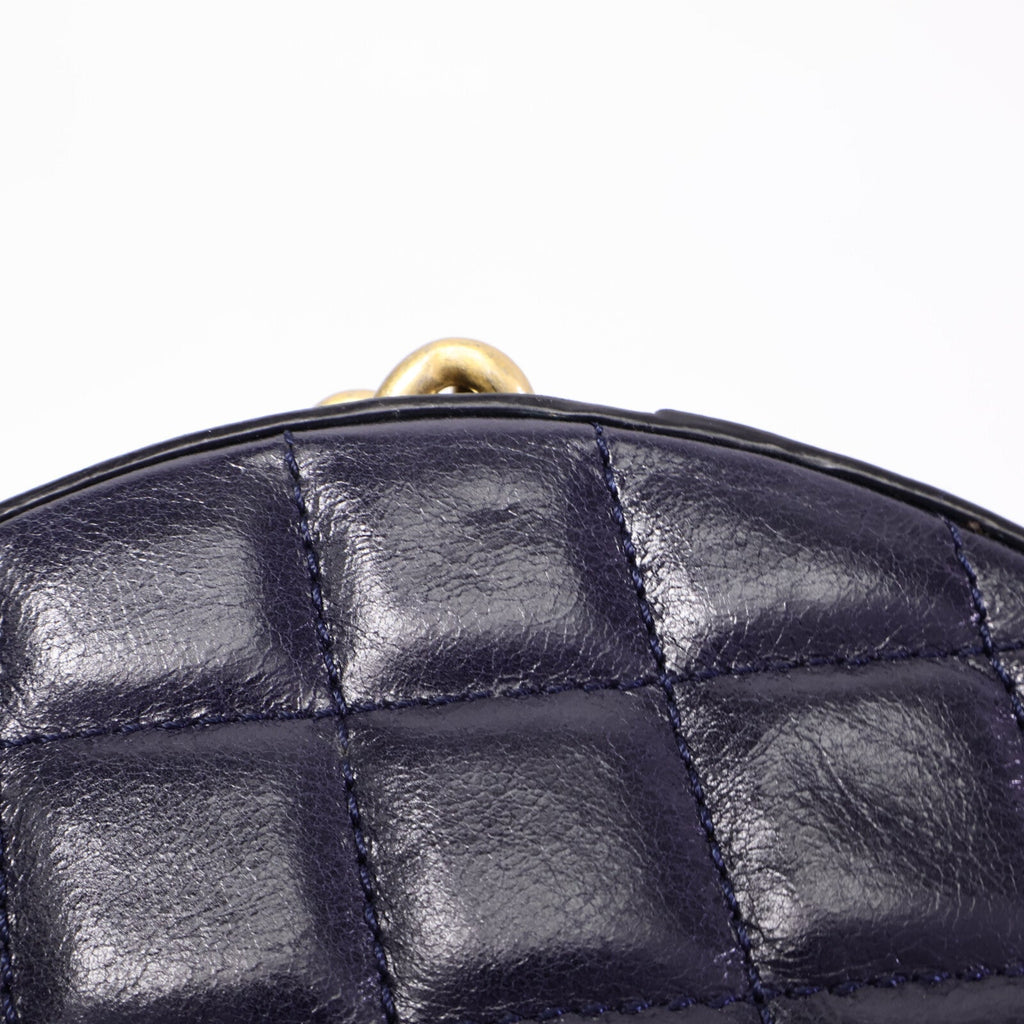 Chanel Round Clutch · Calfskin Chain Bag