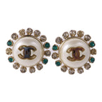 CHANEL CC · Crystal Earrings