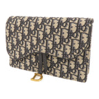 Dior Saddle Wallet on Chain · Canvas