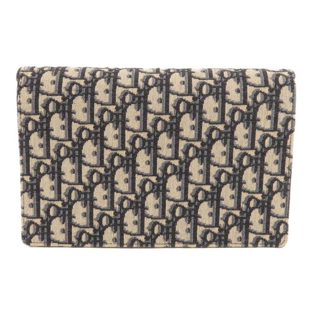 Dior Saddle Wallet on Chain · Canvas