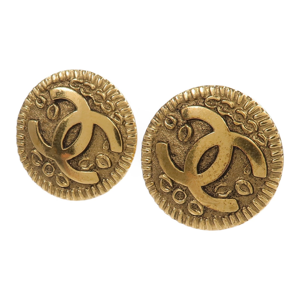 Chanel Vintage CC Clip-On Earrings